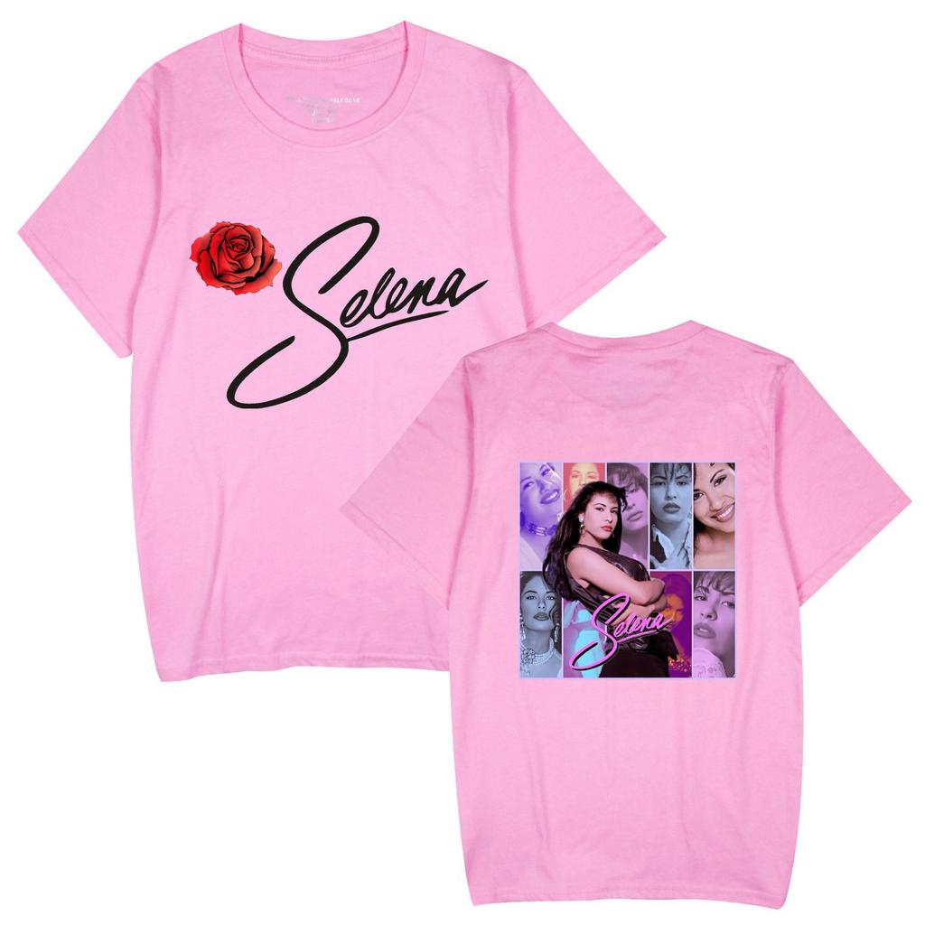 Singer Selena Quintanilla TShirt Women Short Sleeve Cotton Tshirts Casual Summer ONeck Cool Tees Shirt