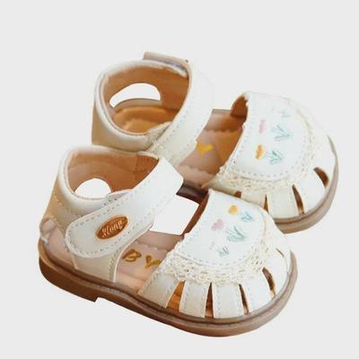 Yürümeye Başlayan Çocuk Yaz Sandaletleri: Yumuşak, Kaymaz Bebek Kız Ayakkabıları – Nefes Alabilen, Düşmeyi Önleyen, Yeni Başlayanlar İçin Mükemmel.