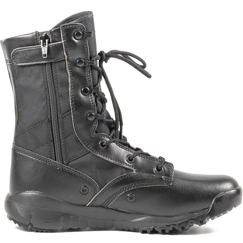 Summer Men Tactical Boots for Men Breathable Oxford Light Soft Desert Combat Shoes Men's Ankle Boot Canvas Punk Knee-high Boots