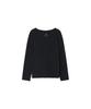 Siyajyu Sitp5164 Round Neck Long Sleeve T-Shirt_Black