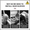 Auto Schalthebelabdeckung PU Leder Schalthebelabdeckung Getriebe Schalthebelknauf Schutz Für Volkswagen Touran Golf-4 5 6 7 Passat Polo MK4 Bora Altea