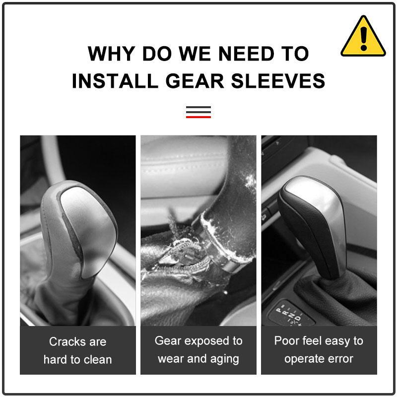 Auto Schalthebelabdeckung PU Leder Schalthebelabdeckung Getriebe Schalthebelknauf Schutz Für Volkswagen Touran Golf-4 5 6 7 Passat Polo MK4 Bora Altea
