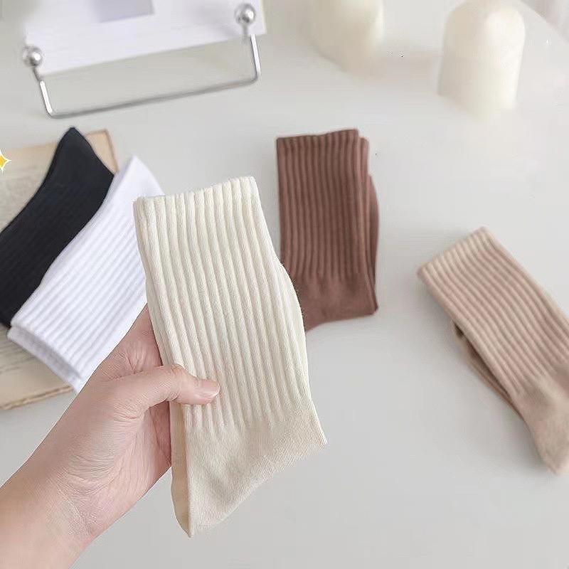 Einfarbige knöchelhohe Herbst/Winter Vielseitige Lange Sportsocken Für Paare