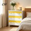 Peel Stick Cabinet Edge Decor 4Pcs Scalloped Border Wall Decals, and Half Arch Geometric Stickers, Decorative Sticker for Bedroom Semi Circle Scallop