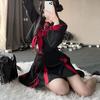 Sexy Student Uniform Temptation Women Outfits Tops Miniskirt Devil Schoolgirl Cosplay Costumes College Erotic Sailor Lingerie