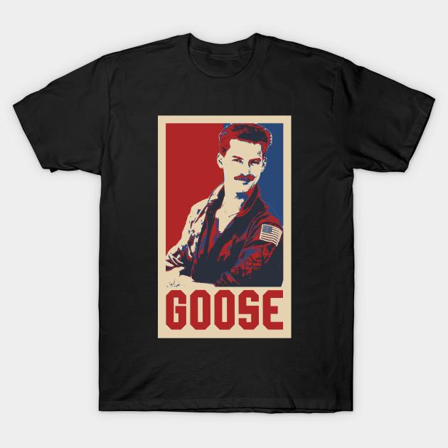 

Men Black Print T-shirt Goose Top Gun Pop Art Style No-Cut Transfer Paper Print Cotton Tshirt - Men s Summer Cotton Graphic Tee S разноцветный