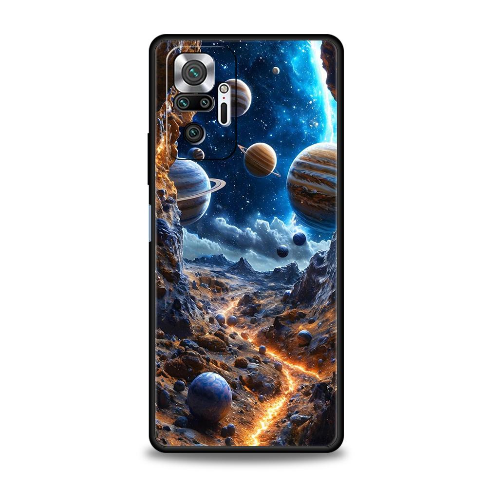 

Cartoon Planet Phone Case Cover for Redmi 14C 10C 9 Note 14 13 12 10 11 Pro Plus K40 K50 Pro Plus 5G Soft TPU Shell Fundas Bags Redmi Note 13