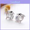 Exquisite Ladies Dolphin's Love Rhinestone Ear Stud Earrings With Timeless Design