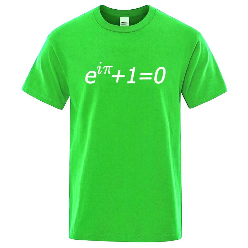 Mens High Quality Tshirt 100 Cotton Funny Mathematical Design Print Summer Casual Loose for Men TShirt Male Hip Hop Tops