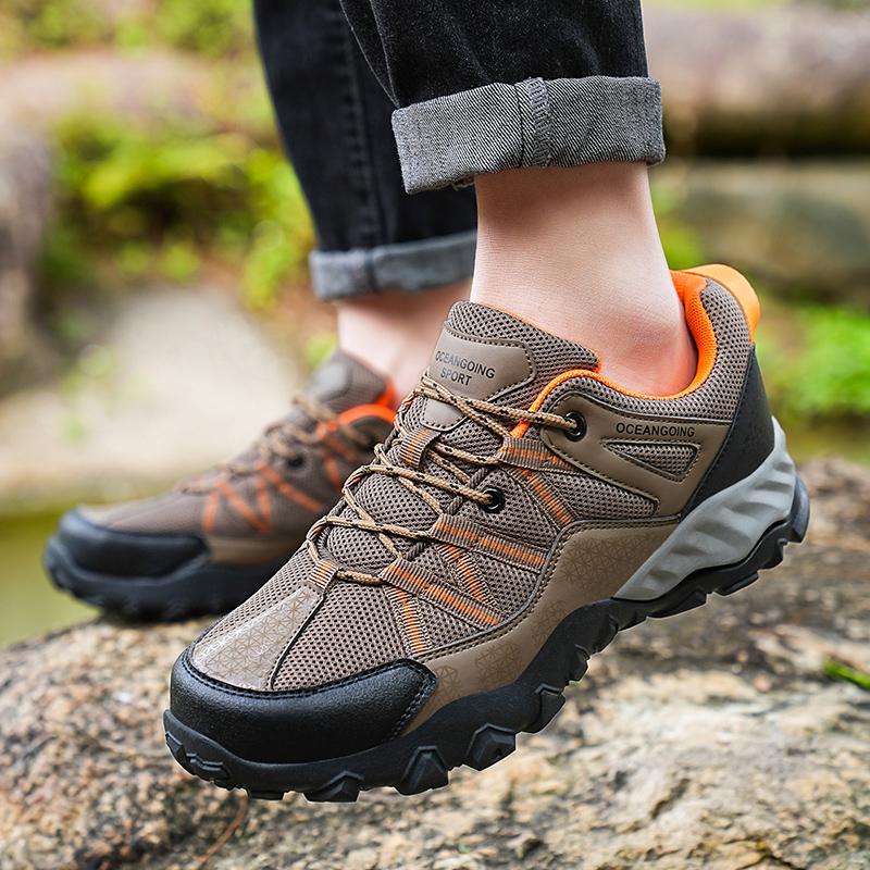 Herren Wanderschuhe Kostenloser Versand Outdoor-Sportarten Lässig Low Top Sportschuhe für Camping und Bergsteigen Sneaker für Herren