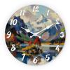 First-Class Landscape High-Standard Painting Premium-Quality Wooden Premium-Quality Wall Clock 10-16Inch Superior-Grade Silent Superior-Grade