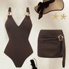 2026 Costume da Bagno Intero Sexy Stile Europeo e Americano per Vacanze al Mare Moda di Alta Gamma Costume da Bagno per Sorgenti Termali Costume da Bagno da Spiaggia