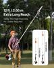 Gas Pole Saw, 43CC 2 Stroke Gas Powered Pole Saws with 30.48 Cm Cutting Bar, Cordless Tree Trimmer with Rotatable Head, 2.16 To 3.66 M Extendable,