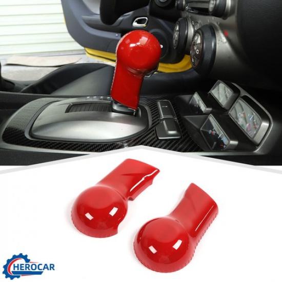 Красная накладка на ручку переключения передач для Chevrolet Camaro 2010-2015 Аксессуары