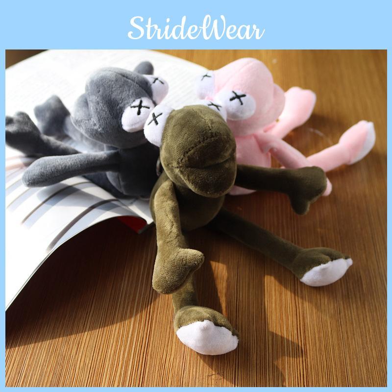 Plush Long Legged Frog Toy Keychain With Pp Cotton Filling For Kids And Collectors