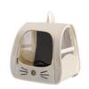 Travel Cat Backpack: Multifunctional, Foldable, Soothing, Anti-Scratch Double Shoulder Bag with Pet Compartment