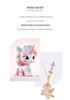 Tichia Rainbow Unicorn Necklace: S925 Silver Starry Collarbone Chain for Women