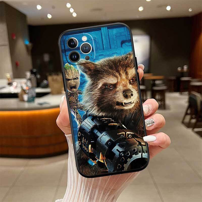 Rocket Raccoon Phone Case for Xiaomi Poco C40 C51 C50 C55 C65 C71 C75 C85 F8 F7 F6 F5 F3 F2 X7 X6 X4 X3 X2 M7 M6 M5 M4 M3 M2 Pro