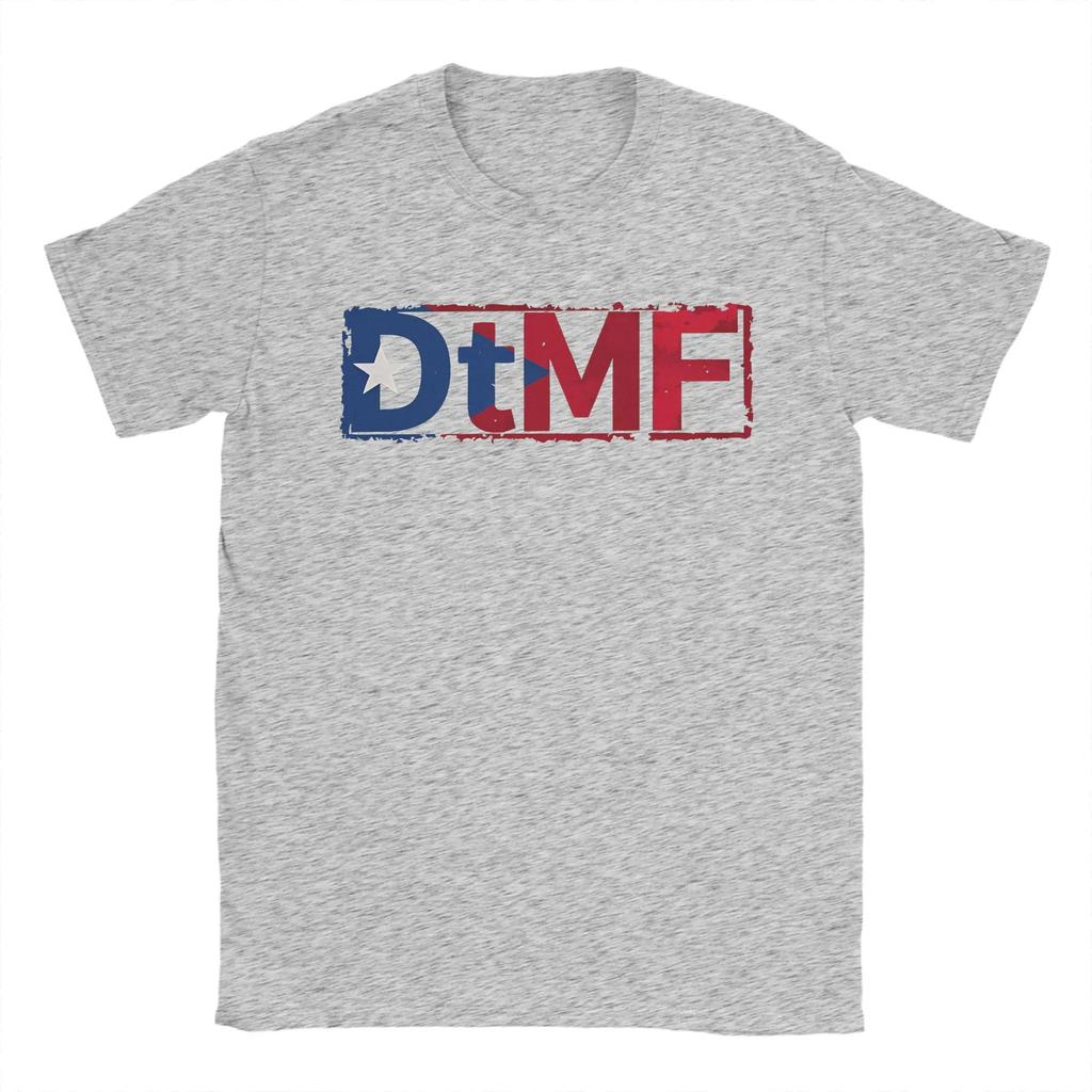 Bad Bunny Dtmf T Shirts For Unisex 100 Cotton Novelty Tshirts Round Collar Tees Short Sleeve Clothing Graphic