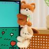 PP Cotton Computer Decorative Dolls Hug Shape Plush Doll Computer Clip  New Year
