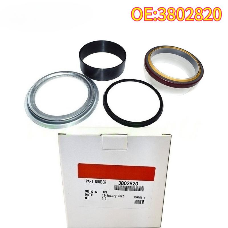 For 3802820 Front Main Crankshaft Oil Seal Wear Sleeve For Cummins 6BT Crankshaft Front Oil Seal Kit Replacement Parts