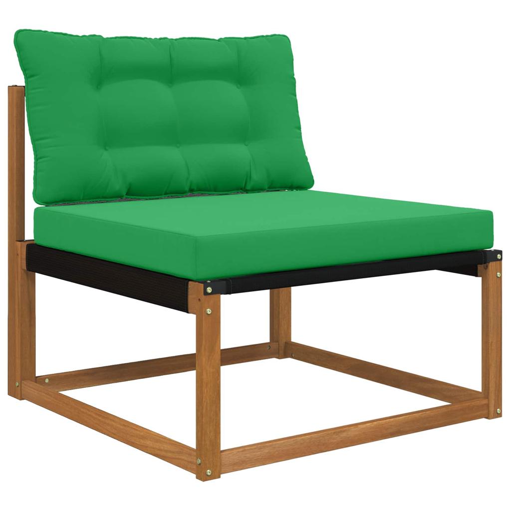 Outdoor Sofa Cushion 2 Pcs Green Polyester