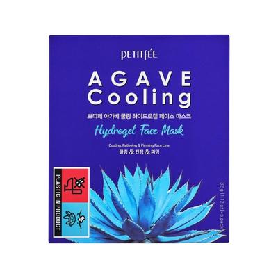 Agave Cooling Hydrogel Mask Pack Instant Soothing & Hydrating 1 Pack (5 Sheets)