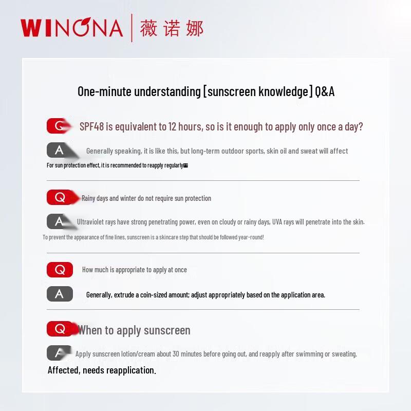 Winona Clear Sunscreen Milk SPF48 PA+++