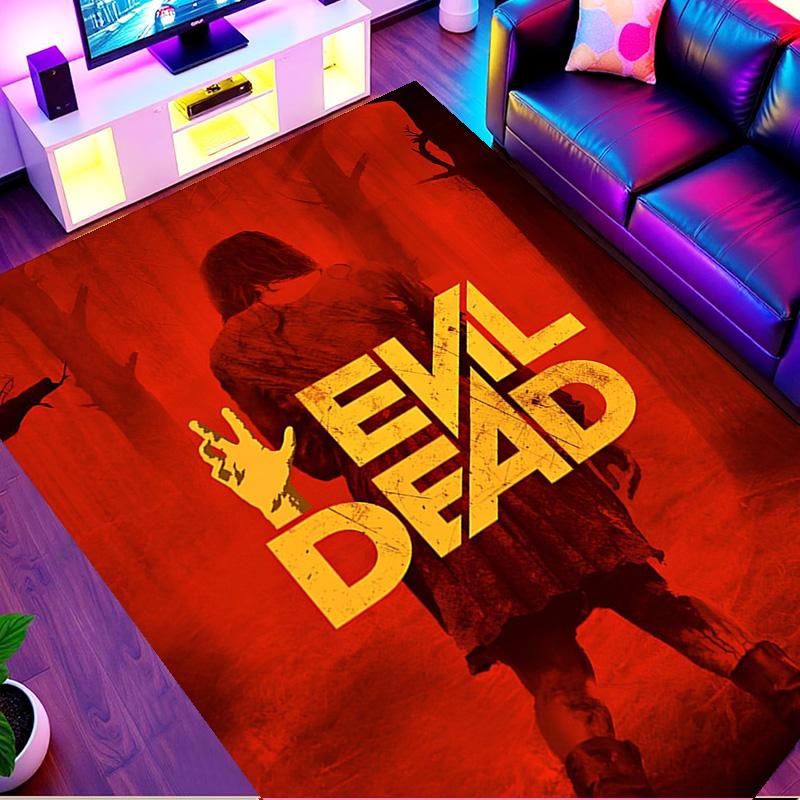 The Evil Dead Print Rug, Washable Floor Carpet, For Entryway Dorm Laundry Room Office Study, Home Decor Birthday Christmas Gift