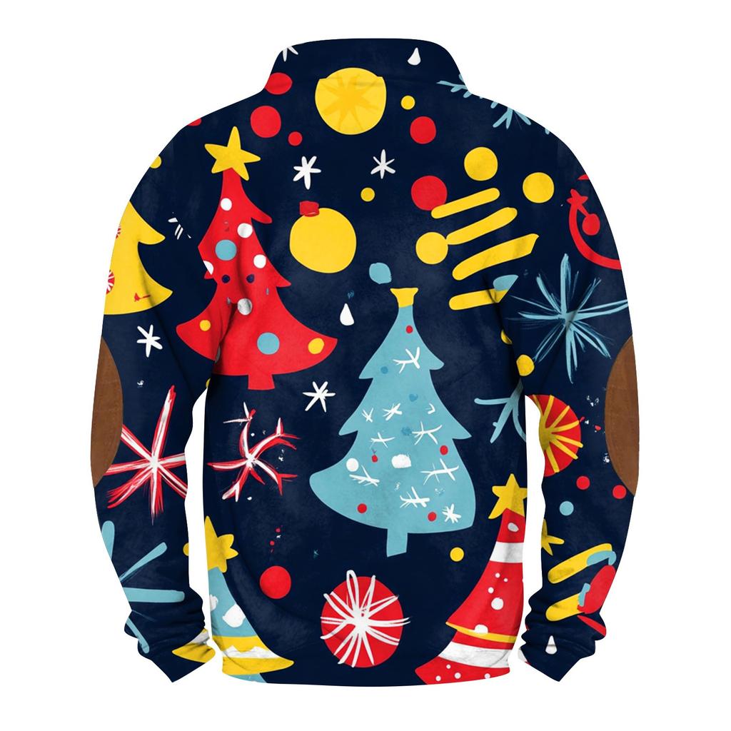 Spring And Men's Standing Collar Sweatshirt Is Outdoor Casual Sweaters Tops