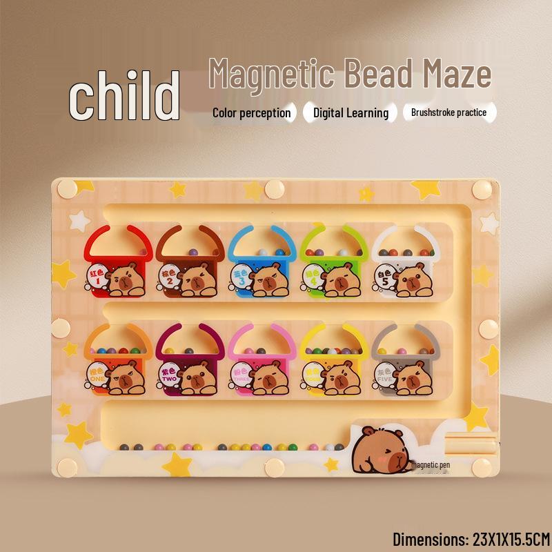 Kids Magnetic Number Maze: Educational Toy for Focus & Logic Development