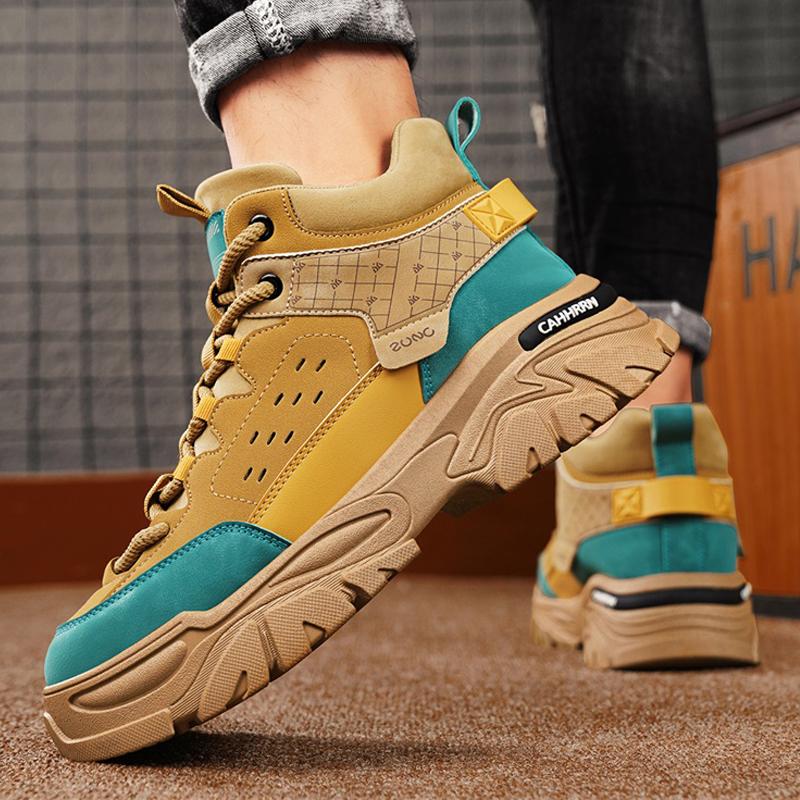 Fashion CYYTL Mens Boots Casual Shoes Cowboy Combat Tactical Winter Motorcycle Chelsea Ankle Work Outdoor Hiking Designer Luxury Leather