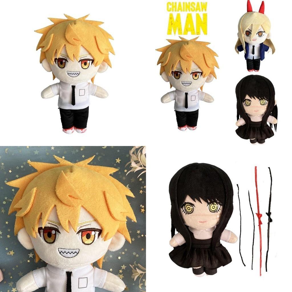 Chainsaw Man Plüschtier Denji Power Mitaka Asa Weiche Stoffpuppe 7,8 Zoll Perfektes Anime-Geschenk für Kinder