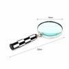 Classic Checkered Handle Magnifying Glass In Steel & Resin