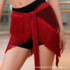 Latin Dance Skirt Tassel Hip Scarf Practice Wear Men Women 2026