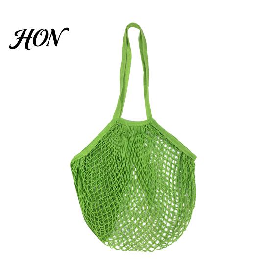 Heavy Duty Reusable Grocery Totes Cotton Mesh Bag, Eco Friendly Foldable String Lightweight Portable Handbags for Fruits Vegetables And Daily Shopping