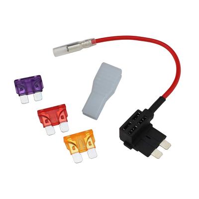 Kaito Denshi Stromabnahmekabel für Flachsicherung 3A, 5A, 10A, Sicherung, 3er-Set