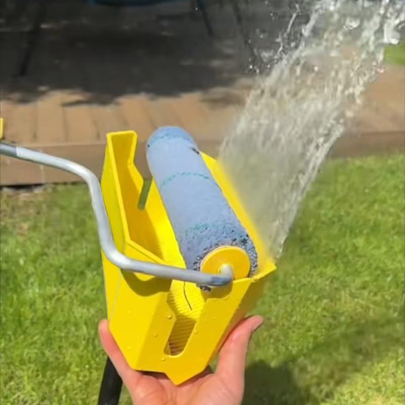 Farbrollerreiniger Waschwerkzeug - Schnelltrocknendes Reinigungsset für Latex- und Ölfarbroller