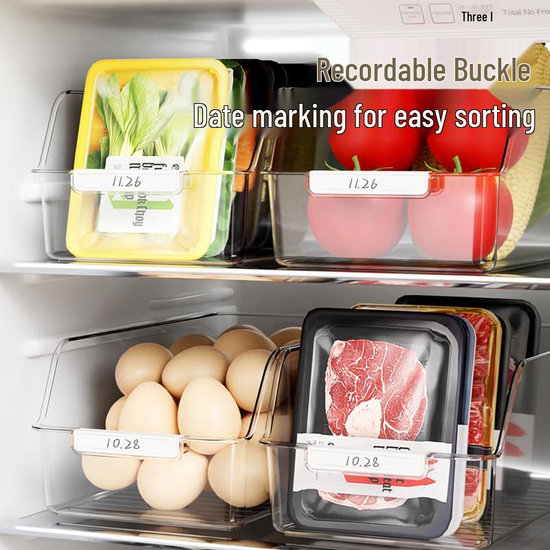 Transparent Refrigerator Storage Box Set