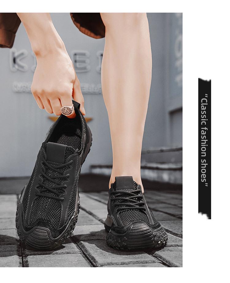 2025 Summer Men's Mesh Casual Low-Top Breathable Hiking Retro Sports Shoes