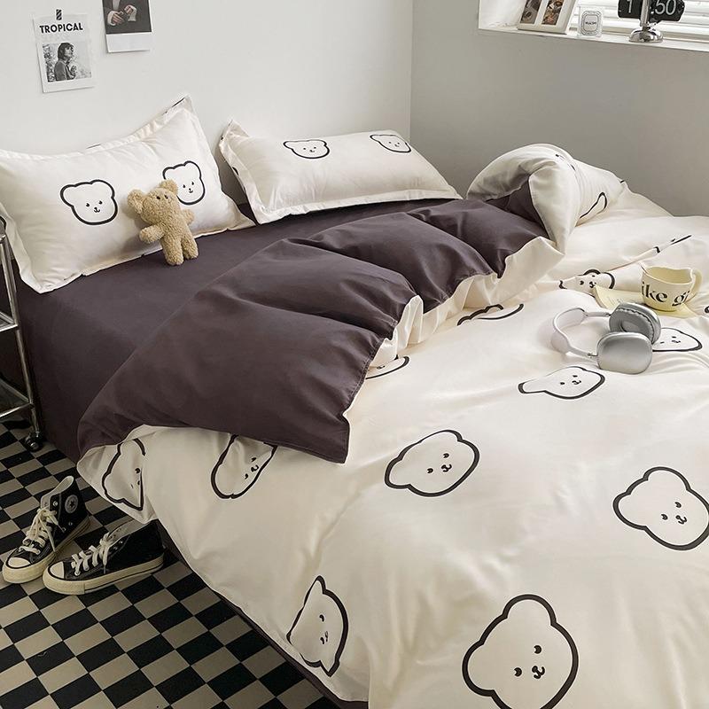 3/4Pcs/Set Warm Duvet Covers Suitable For Various In Autumn Winter Spring Soft Bedding Covers Suitable For All Seasons Bed Sack