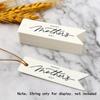 100pcs Handmade Mother Day Tags White Paper Hand Gift Hanging Tag  Gift Wrapping