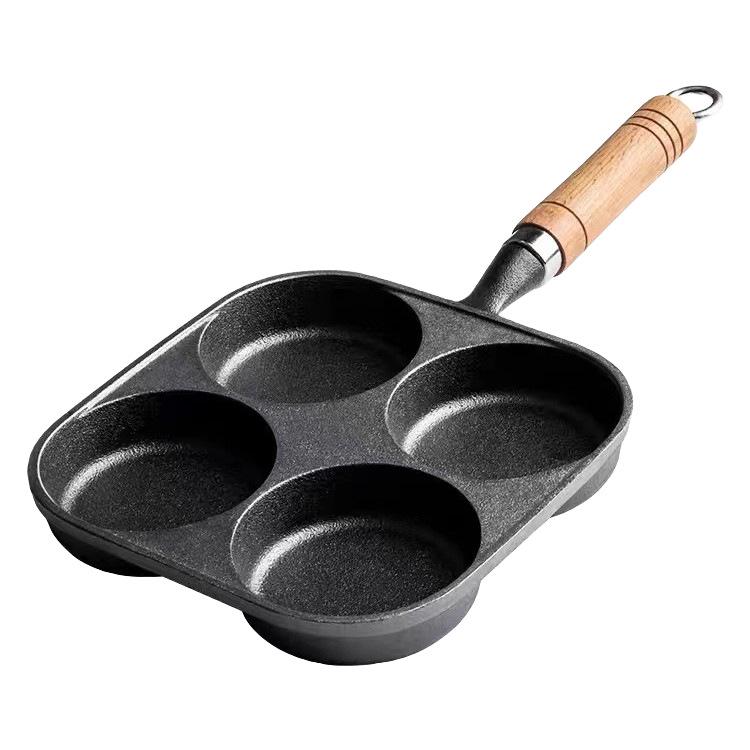 Stampo antiaderente a quattro fori per friggere uova e pancake, per ravioli e hamburger