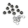 10x Grommets Eyelets Grommet Kit 6mm Inner Diameter Metal Eyelets for Bead Cores Bags DIY Craft Projects Leather Belts Shoes