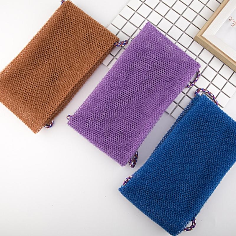 African Reusable Bath Net Sponges With Rope Handle For Full Body Exfoliation In Shower