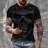 Summer 3D Printed Short Sleeved T-shirt Personalized Casual Comfortable Short Sleeved T-shirt for Men Shirt