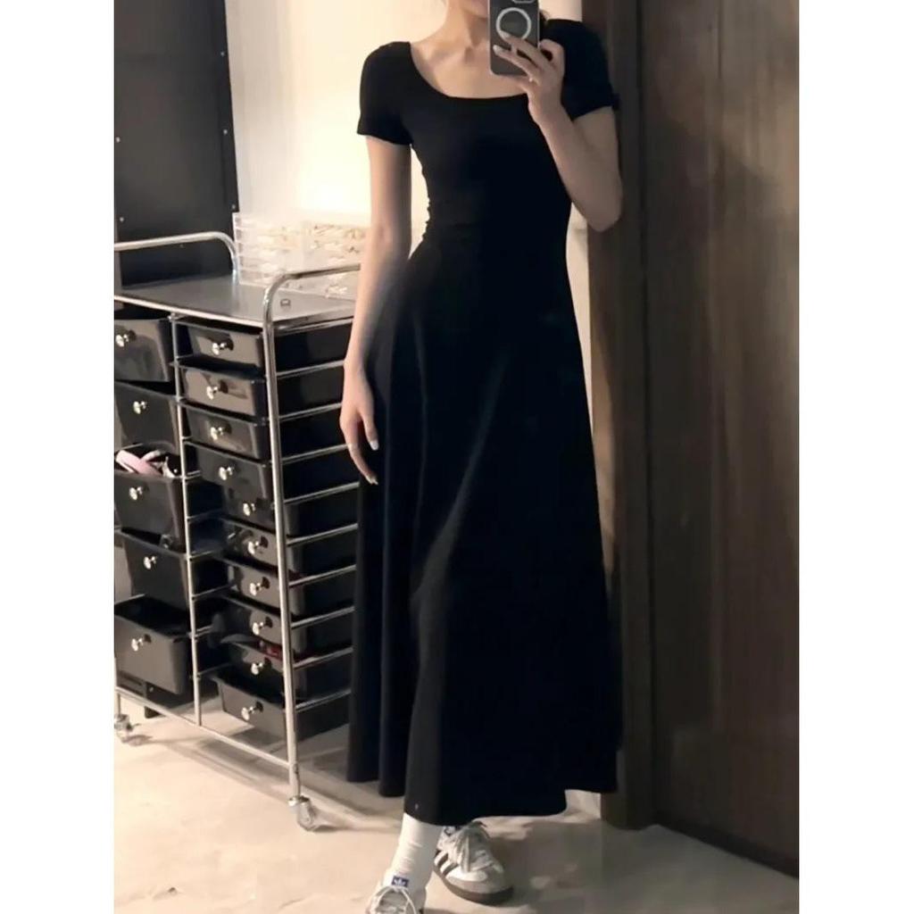 2025 Französisch inspiriertes Schlankheits-Overknee-A-Linien-Kleid