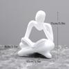Statue, Home Decoration, Mini Nordic Ornament for Office Fireplace