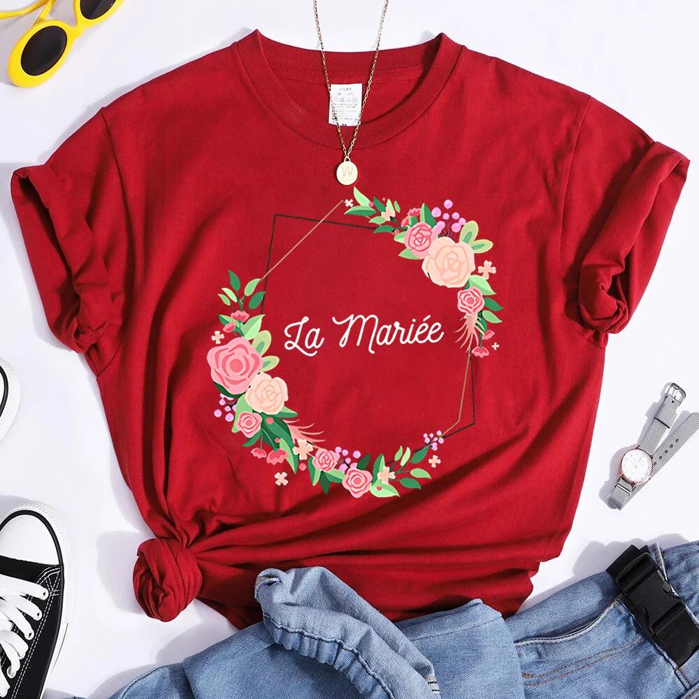 Brautjungfer Team Braut Passendes T-Shirt Brautparty Oberteile EVJF T-Shirt für Braut Team Brautdusche Geschenke ROT Junggesellinnenabschied Shirts