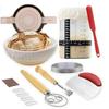Natural Rattan Bread Proofing Baskets Set - Round & Oval Fermentation Tools